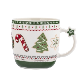 KUBEK Z GWIAZDKĄ NA UCHU NBC 390 ML DEK. SCANDI