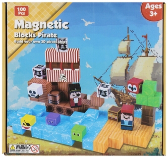 Klocki konstrukcyjne Klockowy Ludzik MW Pirat 100el 190980 BMG