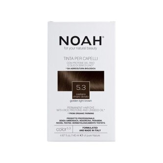 Krémová barva na vlasy zlatá světle hnědá Noah 140ml