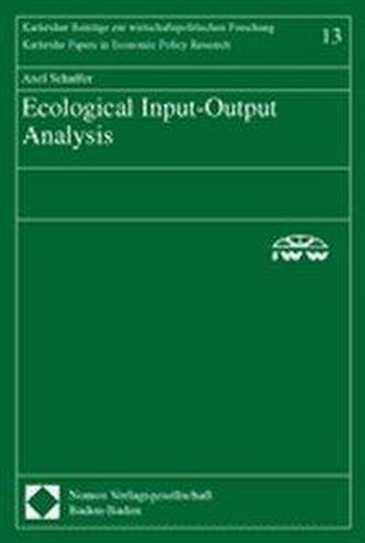 Ecological Input-Output Analysis. Dissertation