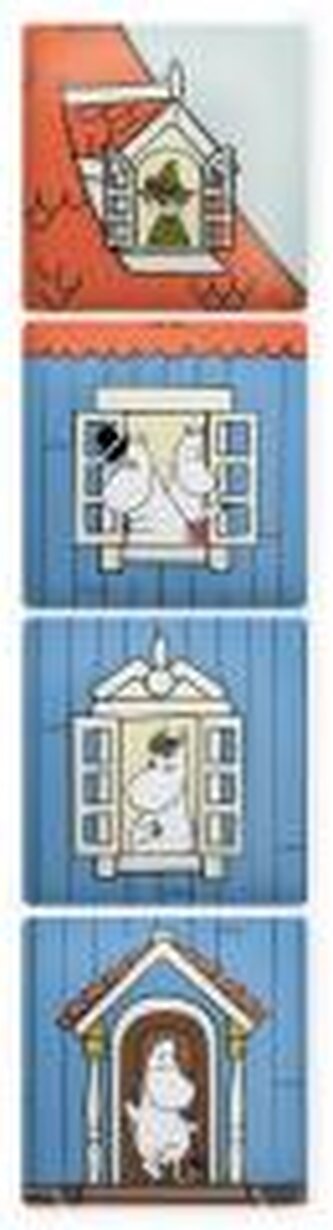 Podkładki pod kubek ceramiczne 4szt Muminki