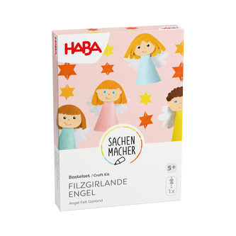 Haba Kreativní sada Plstěná girlanda Anděl, věk: 5+