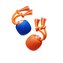 Cheerble Wicked Ball Rolly-oranžová