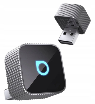 Bezdrátový adaptér do auta OTTOCAST Mini Cube T3, USB C (bezdrátové používání Apple CarPlay a Android Auto) černý