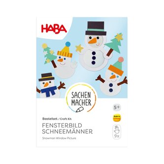 Haba Kreativní sada Okenní obrázek Sněhulák, věk: 5+