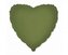 Balon foliowy 46cm Serce matowe Olive Green