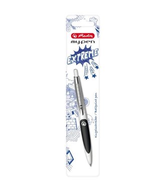 Herlitz - Guľôčkové pero my.pen, bielo-čierne