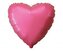 Balon foliowy 46cm Serce pastel czerwony