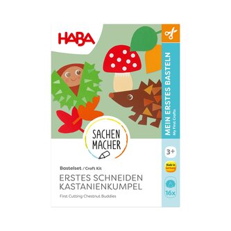 Haba Kreativní sada První stříhání kaštanových kamarádů, věk: 3+