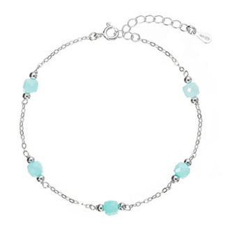 EG2297 Stříbrný náramek s amazonity