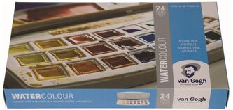 Zestaw farb akwarelowych w kostkach 24kol Van Gogh, Talens