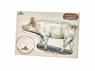 Lesní svět Vylomeniny se zvířátky M prase