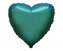 Balon foliowy 46cm Serce satynowe zielone