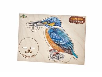 Lesní svět Vylomeniny se zvířátky M ledňáček