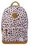 Plecak dwukomorowy różowy czarne Plamki