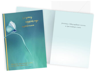 Karnet PR-549 Kondolencje (motyl), Passion