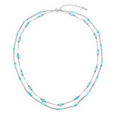 EG2251 Stříbrný náhrdelník s amazonity