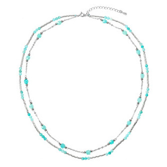 EG2251 Stříbrný náhrdelník s amazonity