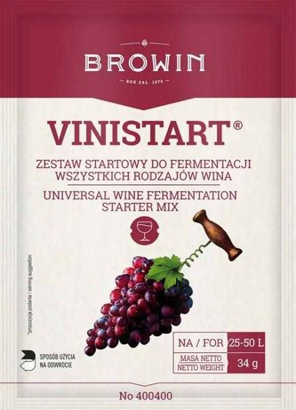 Browin Startovací sada pro 50L víno - kvasnice + medium