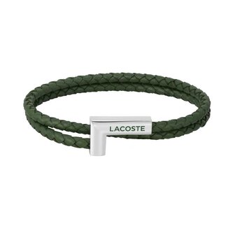 Zelený kožený náramek Swarm 2040151 Lacoste