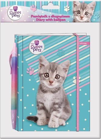 Pamiętnik z długopisem The Sweet Pets Kot