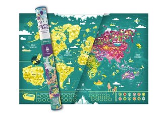 Mapa zdrapka. Familijna MAPITO Mapa zdrapka. Familijna MAPITO