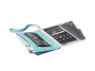 Cellularline Voyager Pochette voděodolné pouzdro s peněženkou zelené