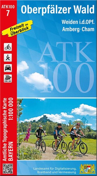 ATK100-7 Oberpfälzer Wald (Amtliche Topographische Karte 1:100000)