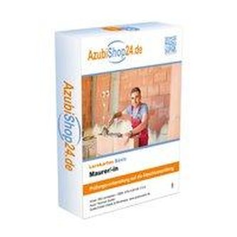 AzubiShop24.de Basis-Lernkarten Maurer /-in Prüfung Prüfungsvorbereitung