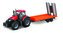 Bburago Farm 10cm Tractor with Trailer - Case IH Optum CVX 300 with Low Loader Trailer