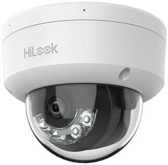 HiLook Powered by HIKVISION/ IPC-D140HA-LU/ Dome/ 4Mpix/ 2.8mm/ Smart Hybrid Light/ MD2.0/ IP67+K08/ IR 30m