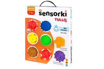 Piłeczki sensoryczne 8szt Bez dziurki REF802 78024