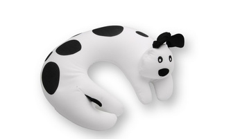 Cestovní krční polštář ve tvaru U (bílý)