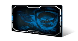 SPIRIT OF GAMER PAD01XLB herní podložka pod myš lebka - modrá