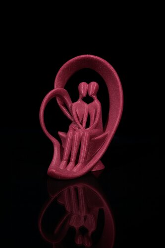 Zamilované sousoší - Kouzelná růže Velikost Standart