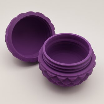 Dračí vejce - Fialové uzavíratelné Velikost Mini