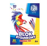 Blok rysunkowy A4/20K 90g (10szt) ASTRA