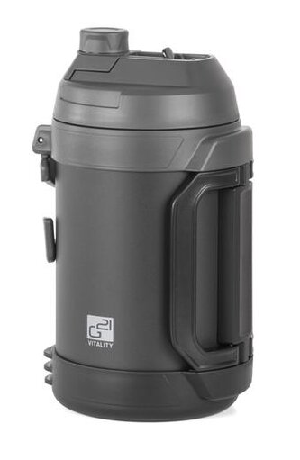 Termoska G21 nerezová 3800 ml, černo-šedá