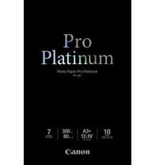 Canon PT-101 Photo Paper PRO Platinum, PT-101, foto papír, mikroporézní povrch typ lesklý, 2768B067, bílý, A2, 16.54x23.39", 300 g