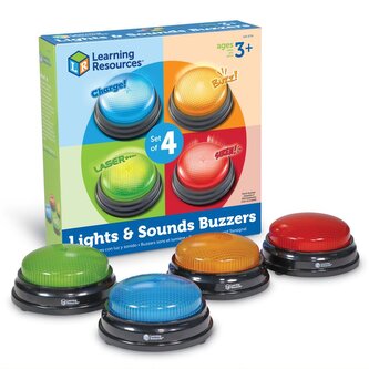 Learning Resources – Zvuková a světelná tlačítka (Lights and Sounds Buzzers)