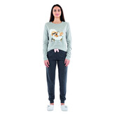 Dámské pyžamo Sorbetto Emilia vícebarevné (Emilia-grey) L