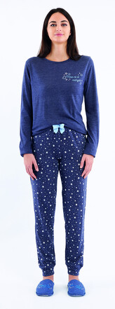 Dámské pyžamo Sorbetto Denisa modré (Denisa-blue) M