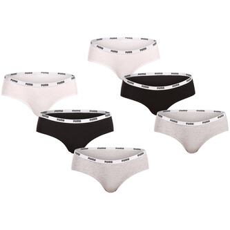 6PACK dámské kalhotky Puma vícebarevné (701218976 002) XL