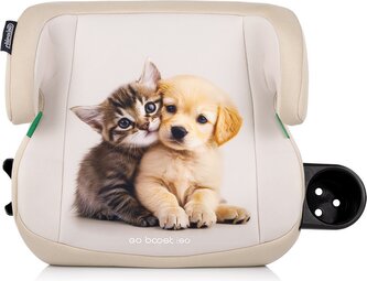 CHIPOLINO Podsedák Go Boost i-Size 125-150cm Isofix Kitten a Puppy