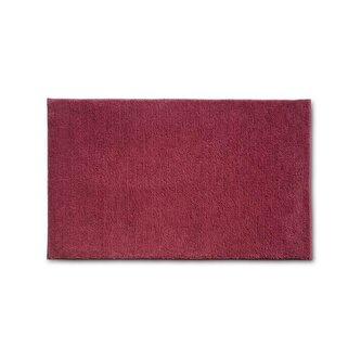 KELA Koupelnová předložka Maja 100% polyester malinovo červená 80x50x1,5cm KL-23577