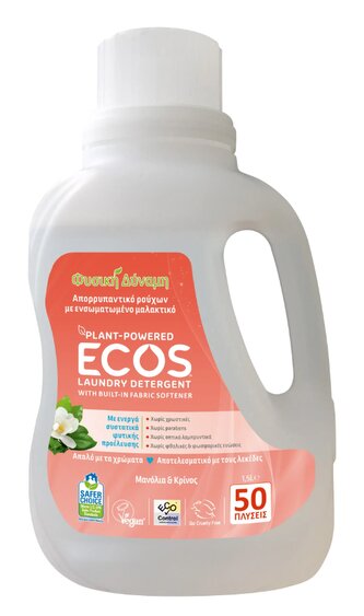 Ecos by Earth Friendly Products Hypoalergenní prací prostředek s enzymy – Magnolia & Lilie 1,5l Ecos