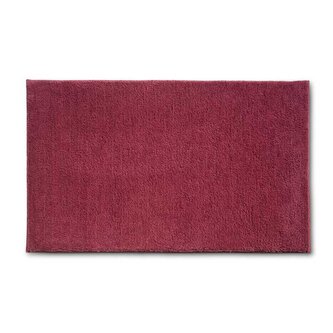KELA Koupelnová předložka Maja 100% polyester malinovo červená 100x60x1,5cm KL-23578