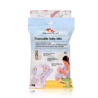 Mommy Care - Jednorázové dětské bryndáky 20 ks