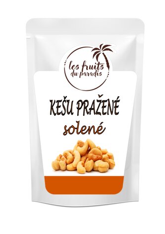 Kešu ořechy pražené solené 500 g LES FRUITS DU PARADIS