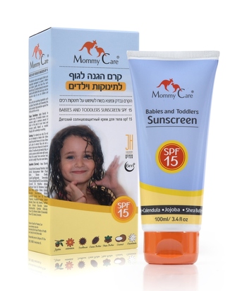 Mommy Care - Minerální Opalovací krém pro Kojence a Děti 100 ml - SPF 15